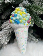 Înghețată decorativă Candy Land pastel – 15cm set 10 bucati