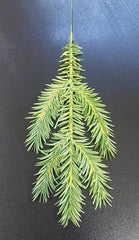 Crenguțe artificiale de brad - 28cm  verde natural 10/set