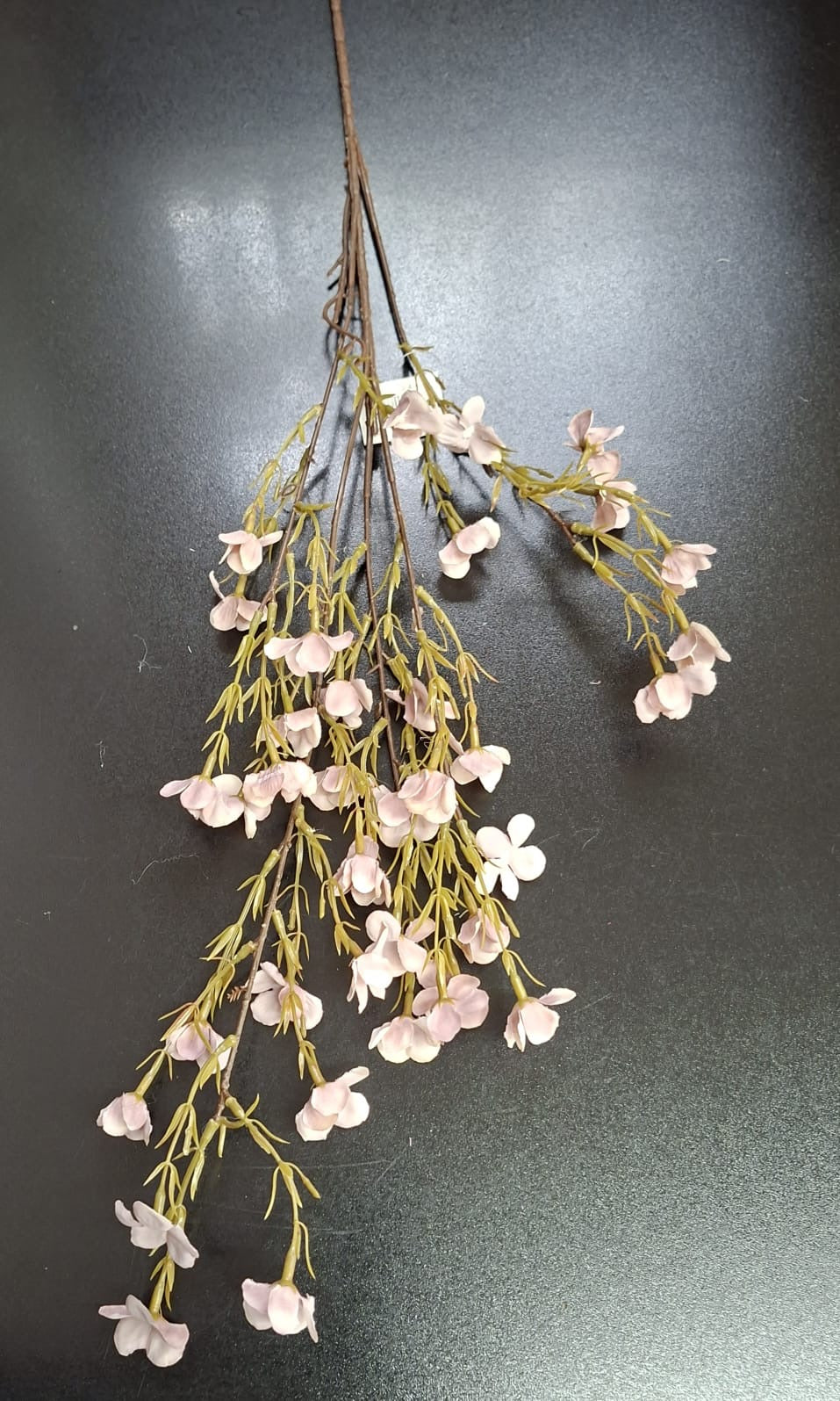 Ramură artificială cu flori de câmp lila  –  95cm