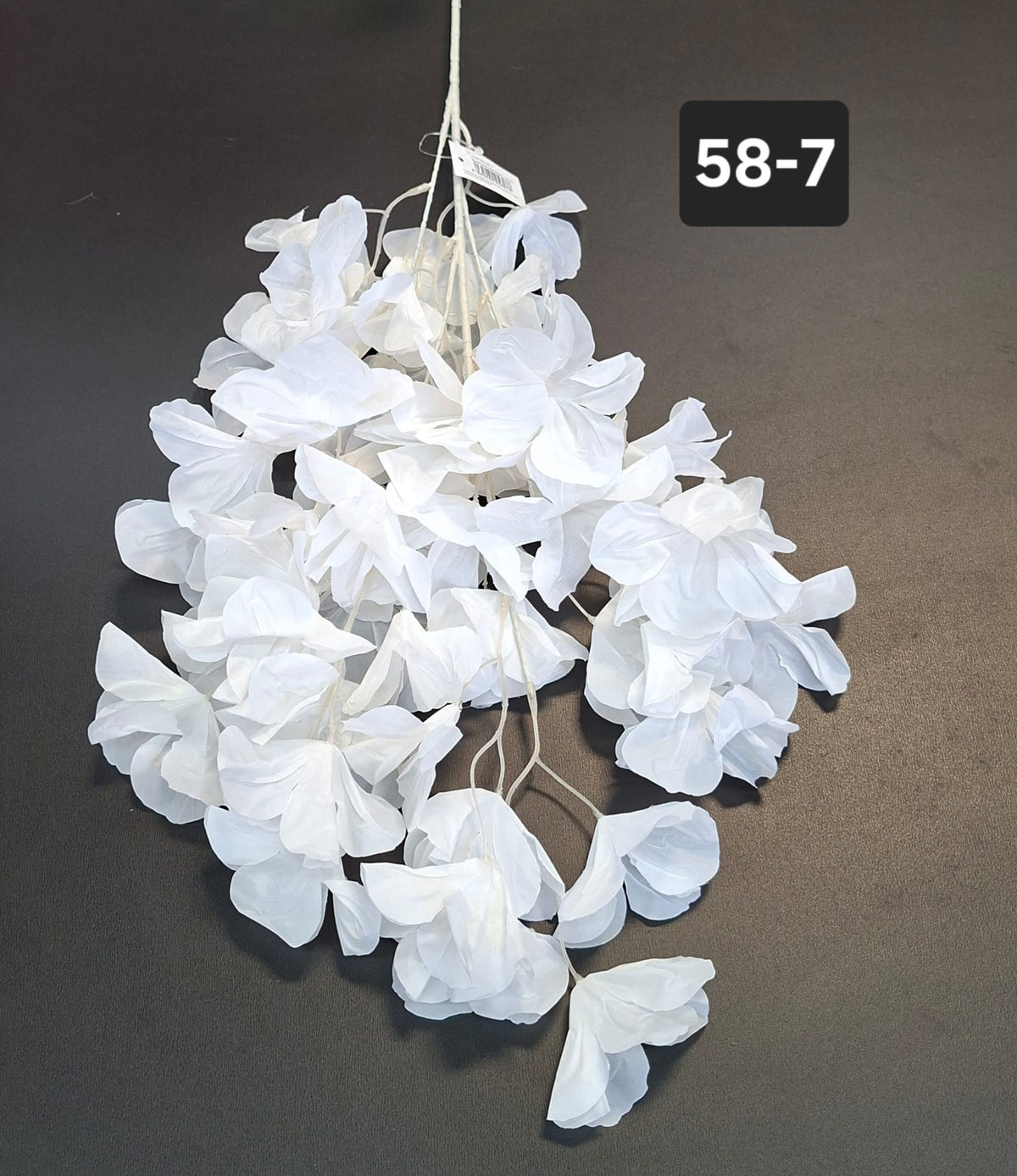 Glicină artificială albă 93cm – flori mici decorative