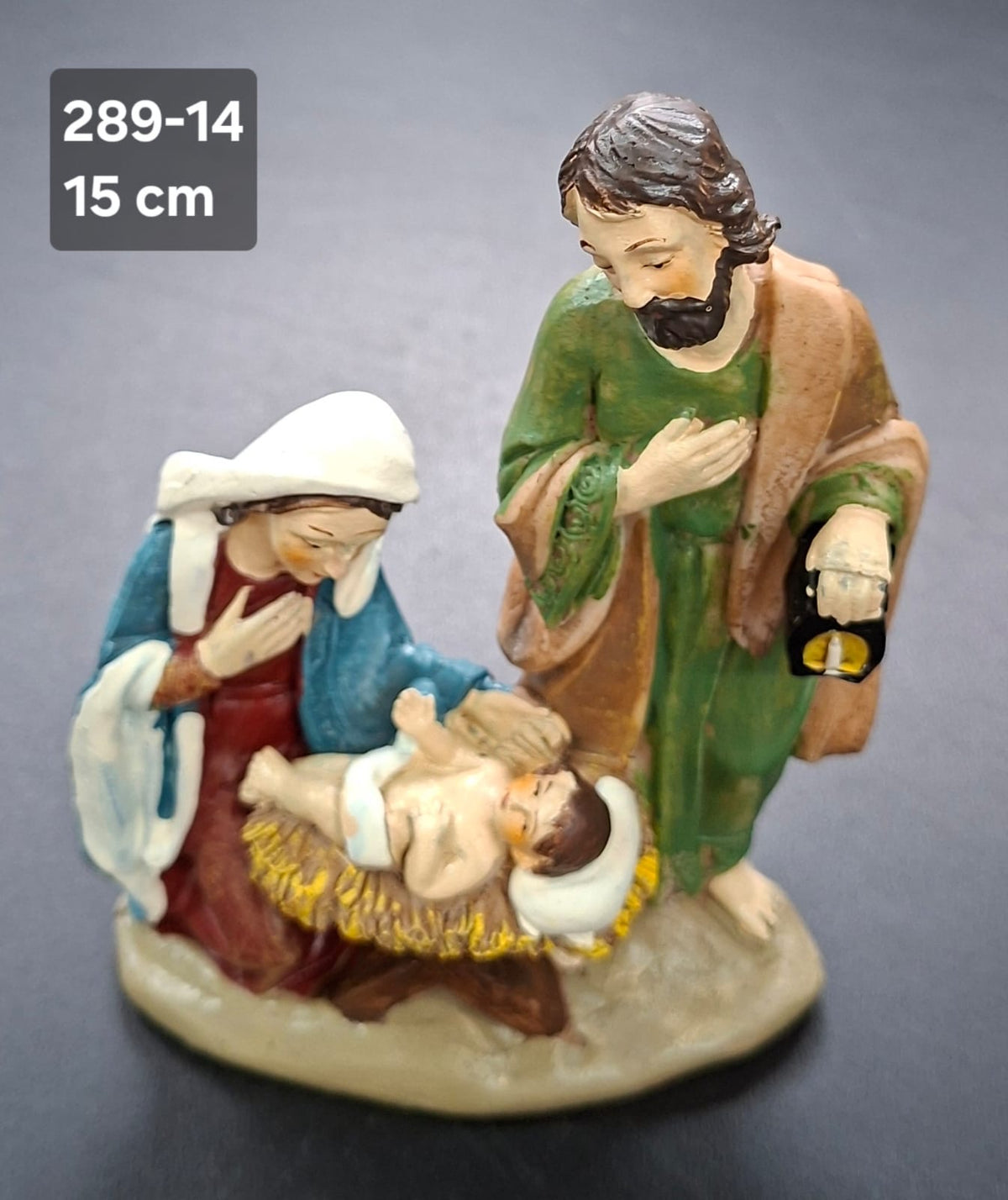 Figurină Nașterea Domnului rășină - 15cm