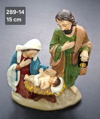 Figurină Nașterea Domnului rășină - 15cm