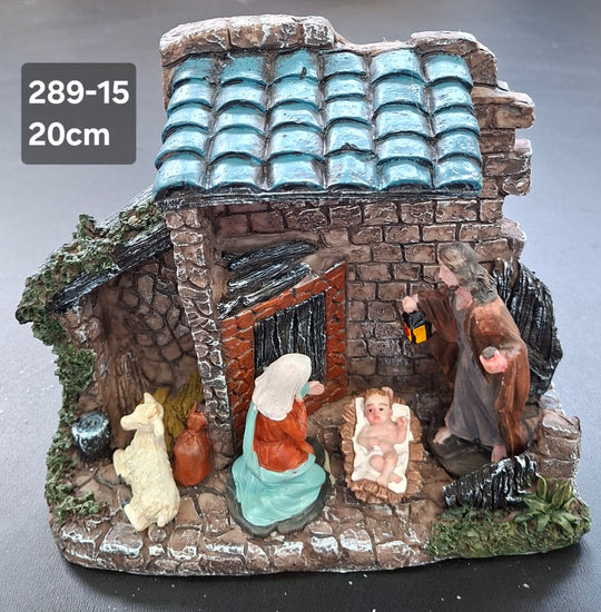 Iesle Nașterea Domnului rășină realistă - 20cm