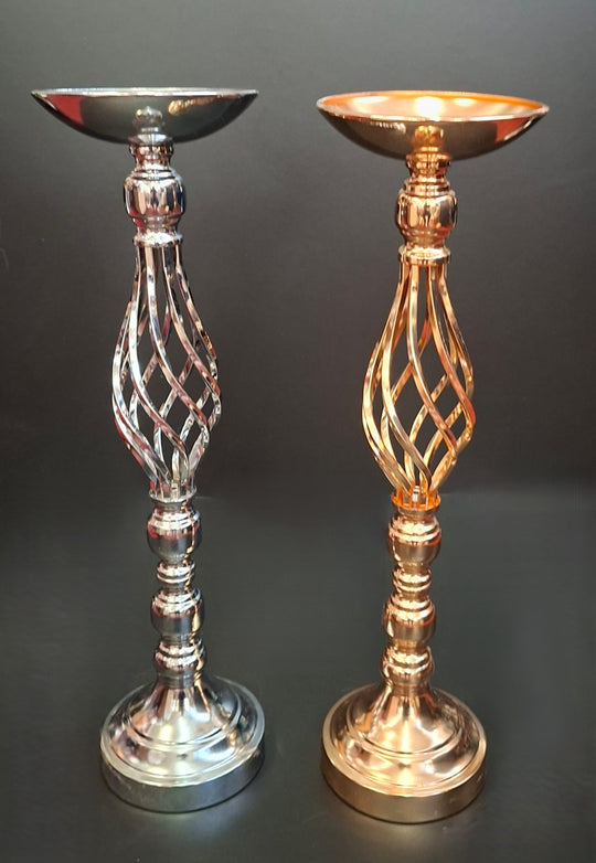 Suport auriu/argintiu din metal – 50cm elegant și decorativ