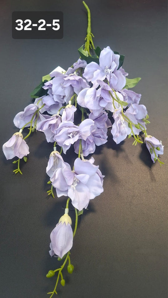 Lisianthus artificial lila deschis – flori mici decorative 60 cm