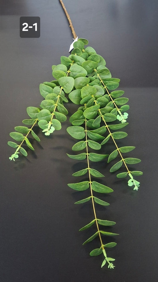 Ramură artificială de eucalipt verde 95cm – Plantă decorativă