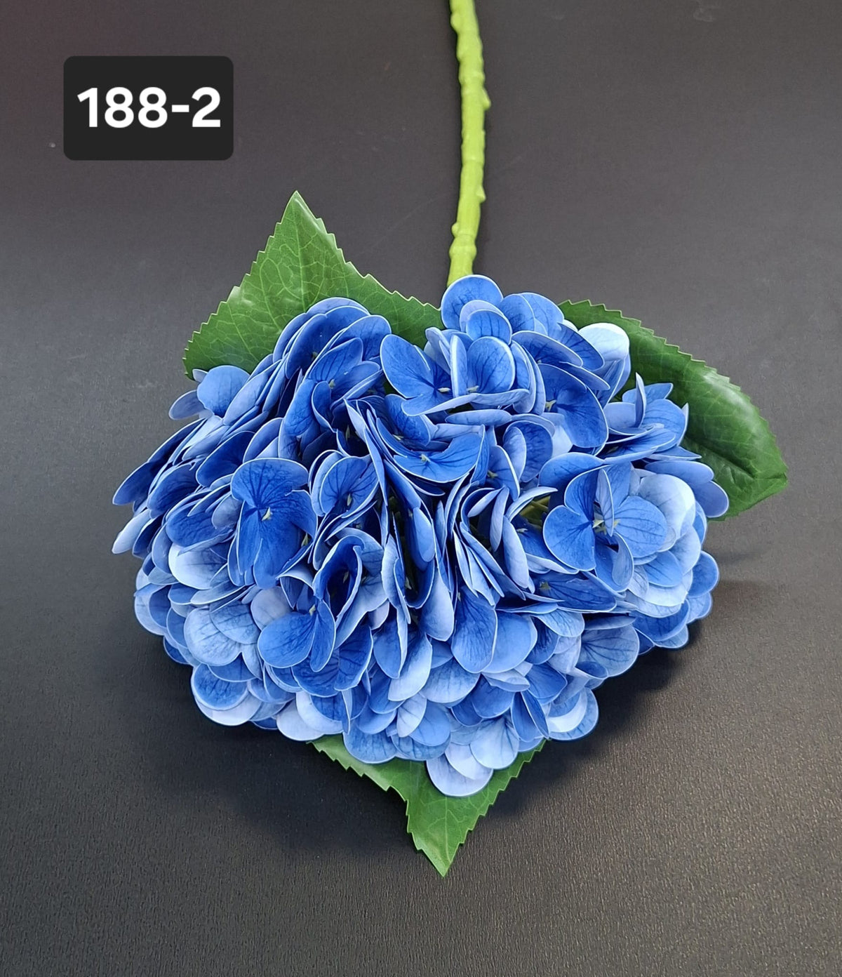 Fir hortensie artificială Real Touch albastră – 48cm