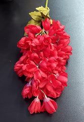 Fir Salcâm artificial roșu 85cm – flori decorative la fir