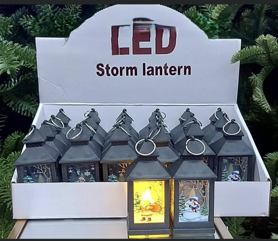 Felinare LED Crăciun model Storm – set 24 buc