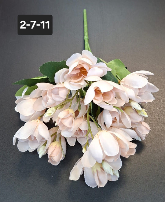 Flori artificiale de salcâm piersica - 32cm