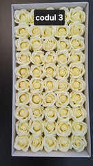 Trandafiri pasta de sapun sapun, 5cm, cutie 50 buc