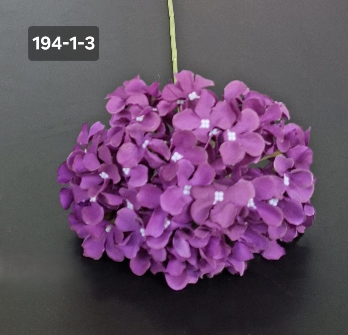 Fir Hortensie artificială mov intens - 70cm