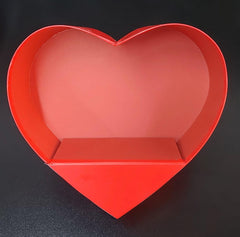 Cutie din carton roșie, în formă de inimă 20×24cm – pentru flori și cadouri romantice
