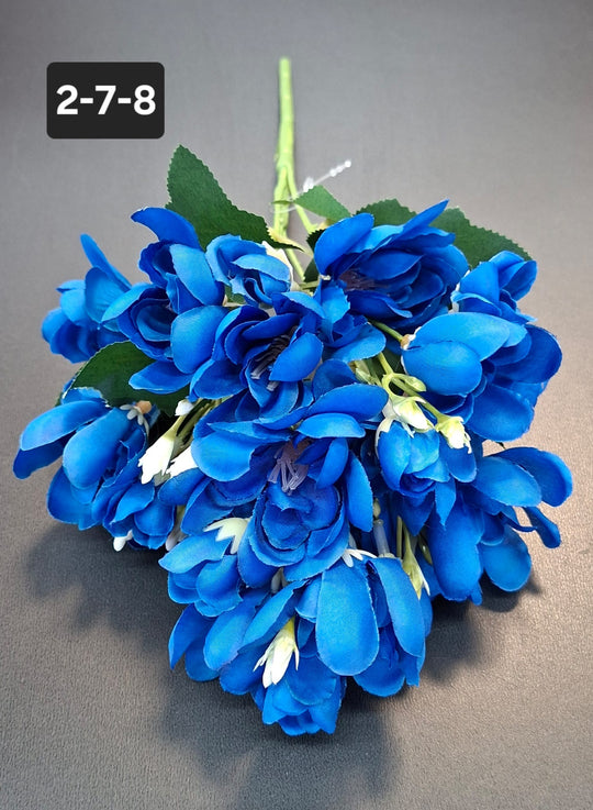 Flori artificiale de salcâm albastru regal – 32cm