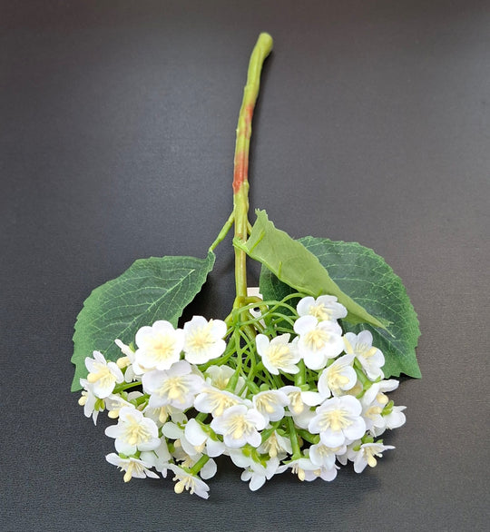 Fir Hortensie artificială alba – 32cm