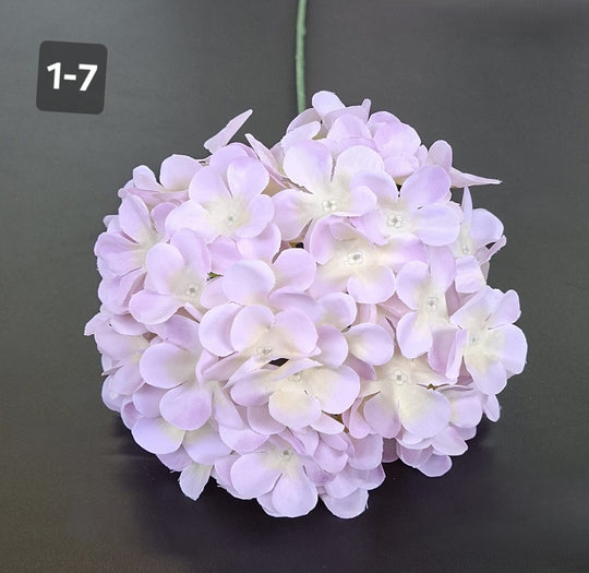 Fir Hortensie artificială roz pal - 70cm