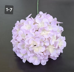 Fir Hortensie artificială roz pal - 70cm