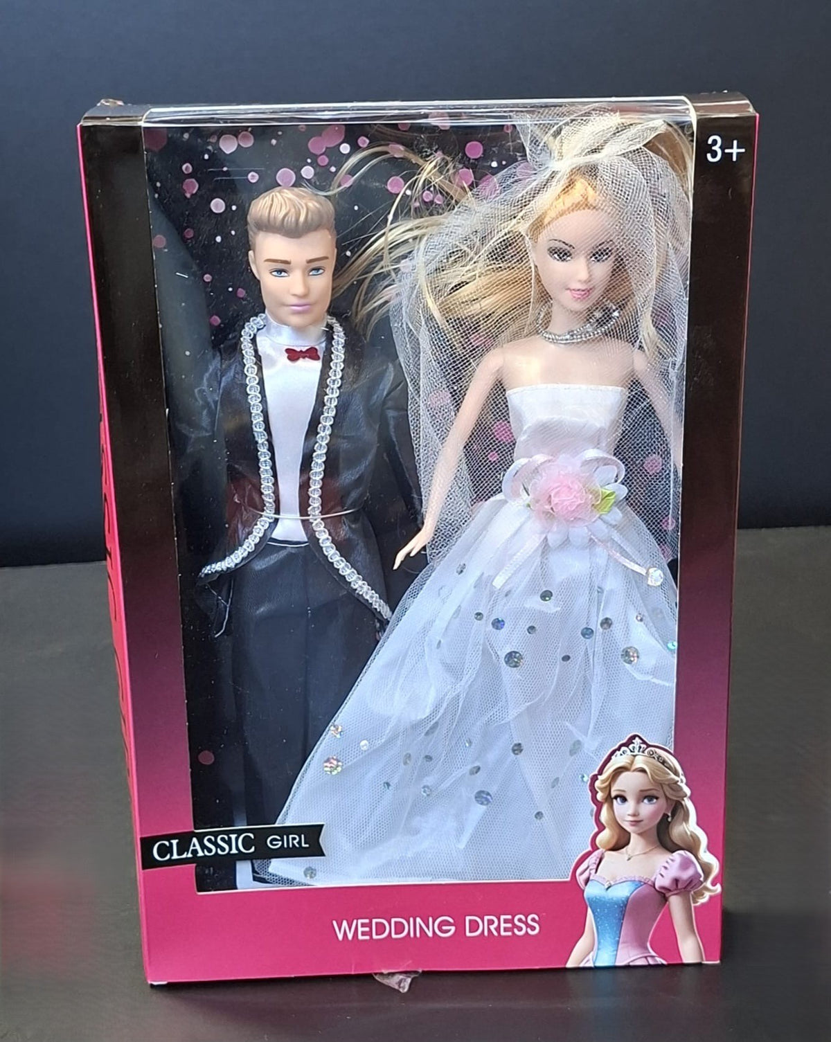 Set Păpuși Mire și Mireasă Classic Girl - 30cm