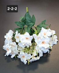 Buchet artificial trandafiri japonezi albi 49cm