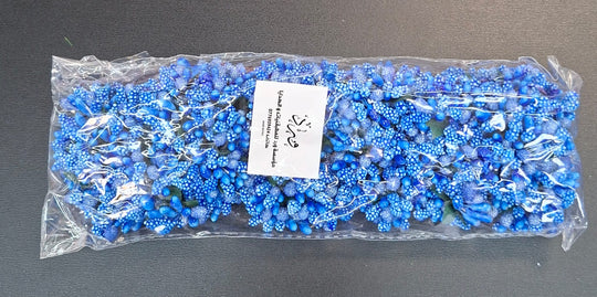 Flori din plastic - Stamine 144/set albastru