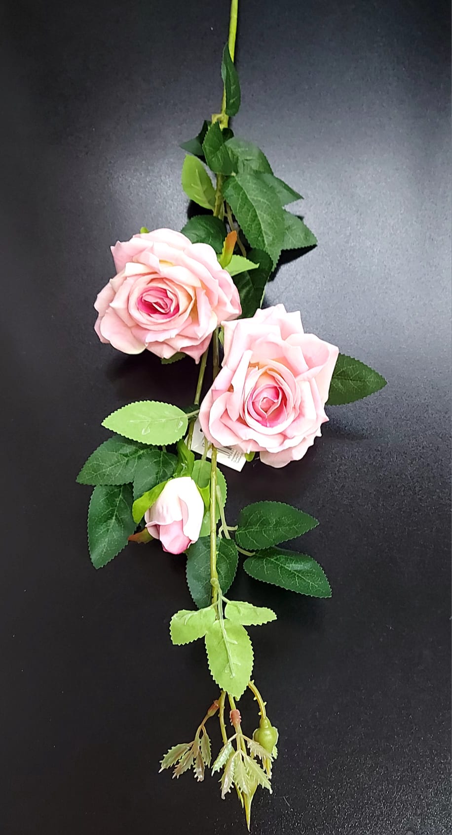 Fir Trandafir artificial roz 90cm – flori decorative realiste