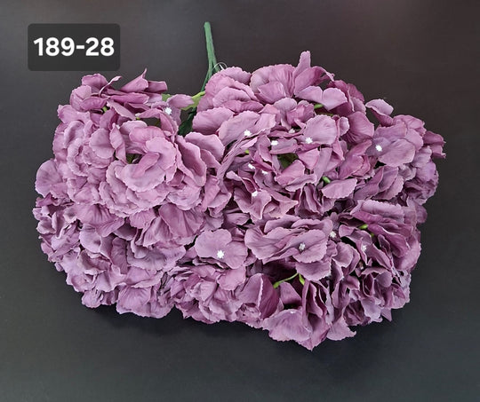 Buchet cu hortensii artificiale mov lila - 52cm