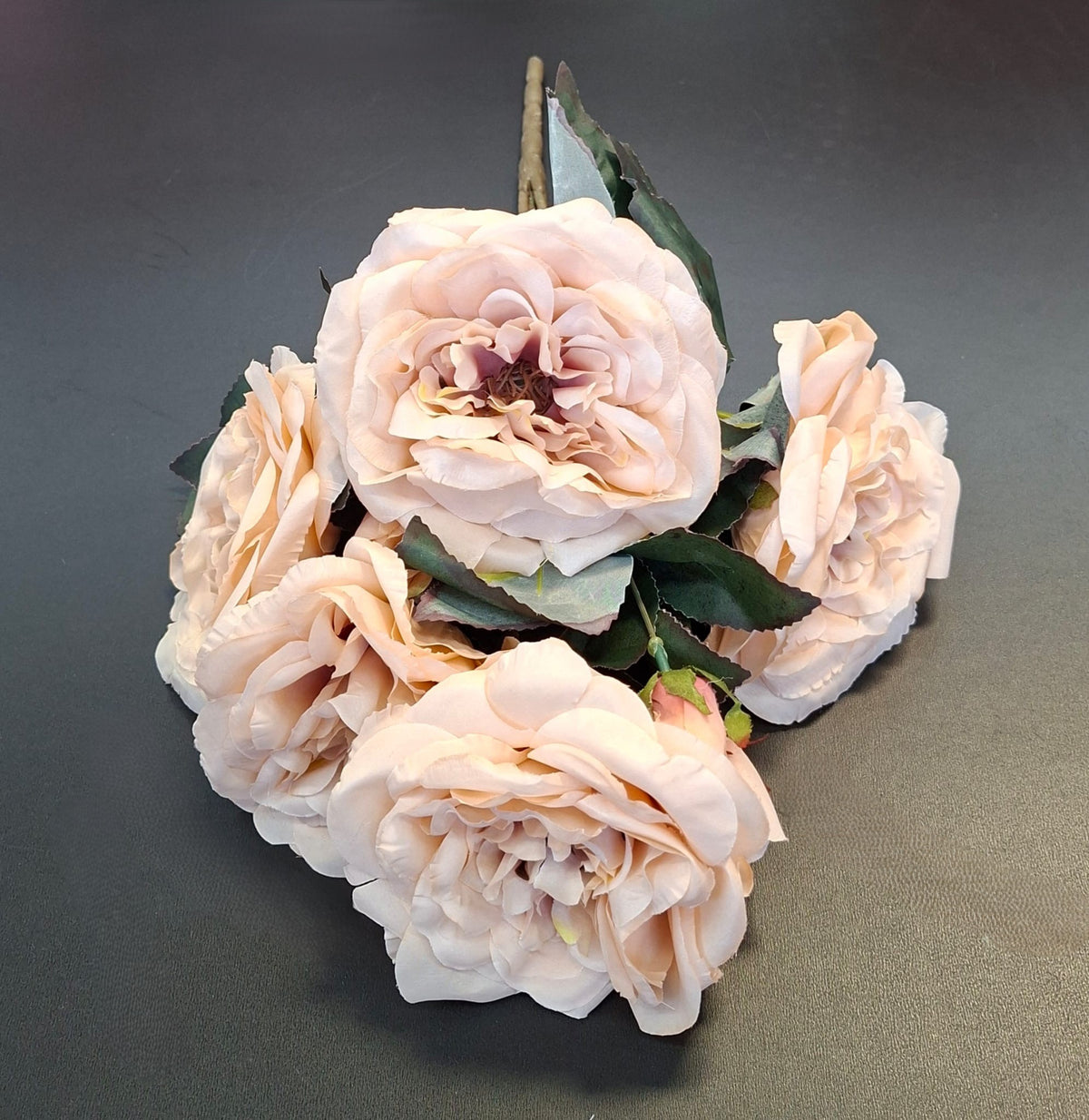 Buchet Trandafiri Artificiali piersic  – 60cm