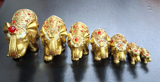 Decor rasina elefant 7/set DR108