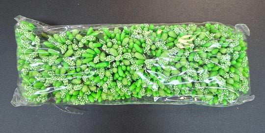 Flori din plastic - Stamine 144/set verzi