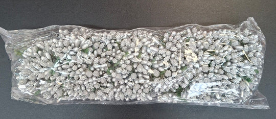 Flori din plastic - Stamine 144/set gri