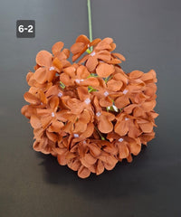 Fir Hortensie artificială maro - 70cm