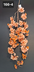 Ramură artificială decorativă cires japonez - 100cm flori maro