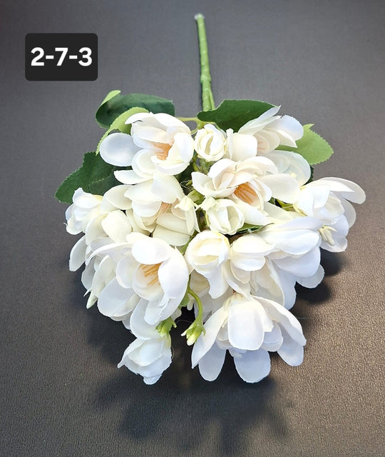 Flori artificiale de salcâm alb-crem – 32cm