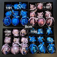 Globuri Crăciun - 8cm 9/set