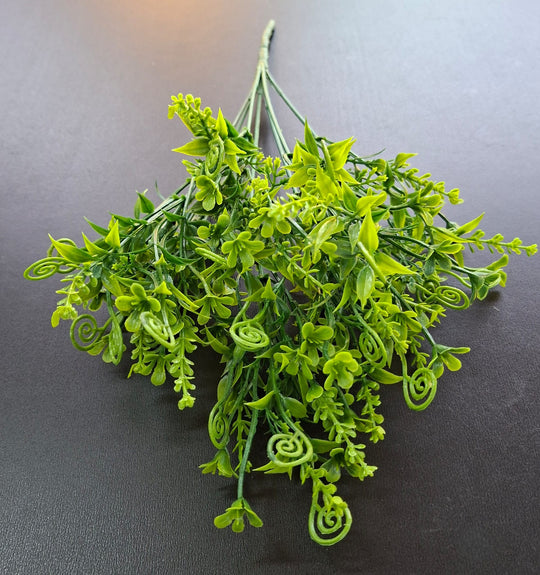 Verdeață artificială decorativă cu frunze mici, 33cm – aspect natural