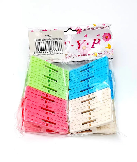 Lve Carlige Din Plastic Pentru Rufe 221-7