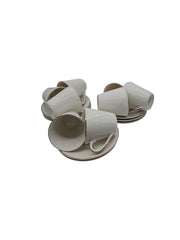 Lve Ceasca+farfurie Ceramica Set 8buc 25-8