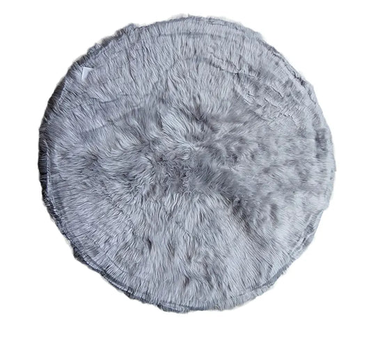 Lve Covoras Rotund Poliester 80x80cm 306-8