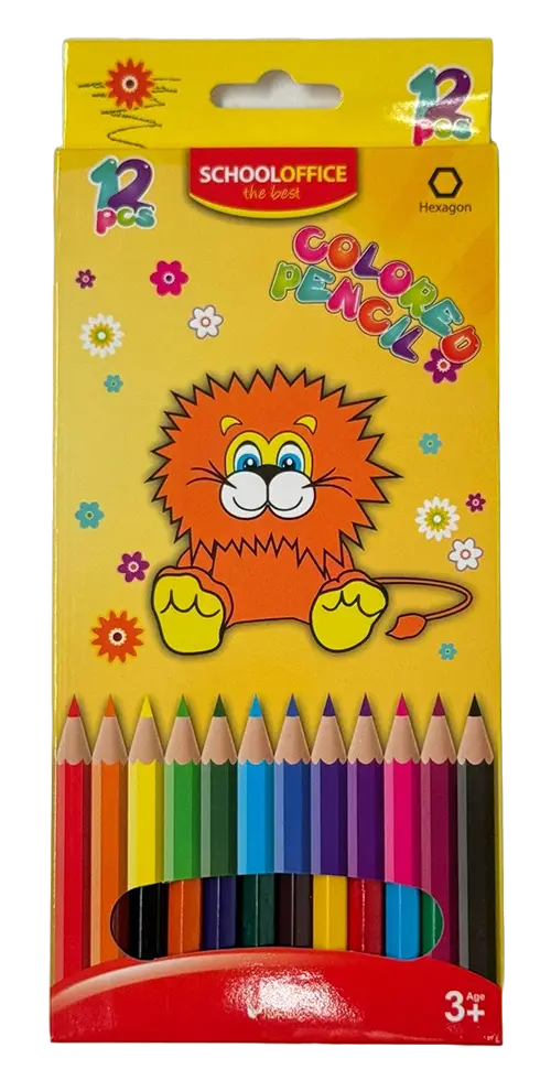 Lve Creioane Colorate 12buc/set 2049-37