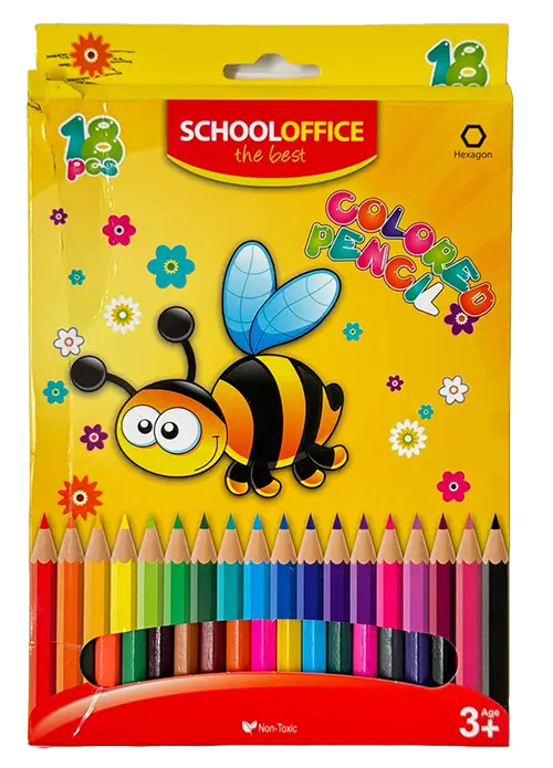 Lve Creioane Colorate 18buc/set 2049-38