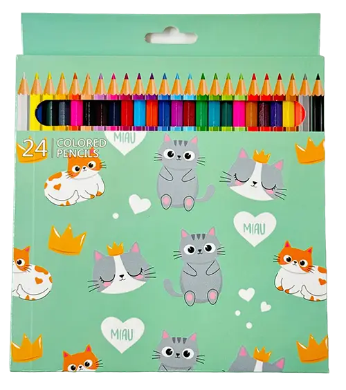 Lve Creioane Colorate 24buc/set 2049-9