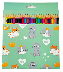 Lve Creioane Colorate 24buc/set 2049-9
