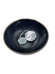 Lve Danny Home Bol Sticla Albastru Margini Argintii 14.5cm Wy026 4-22 4/set