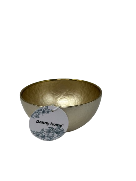 Lve Danny Home Bol Sticla Auriu Margini Aurii 14.5cm Wy089 4-1 4/set