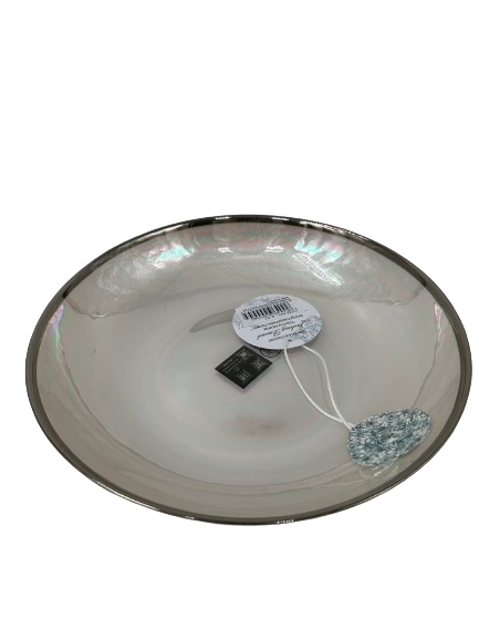 Lve Danny Home Farfurie Sticla Adanca Argintie Margini Argintii 21cm Wy045 4-27 6/set