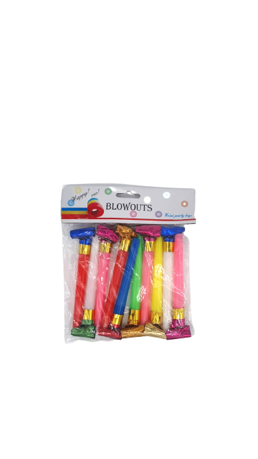 Lve Fluiere Aniversare Diverse Culori 10buc/set 462-62