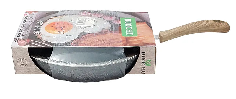 Lve Huochu Cratita Aluminiu Cu Coada Si Capac 28cm 514-63