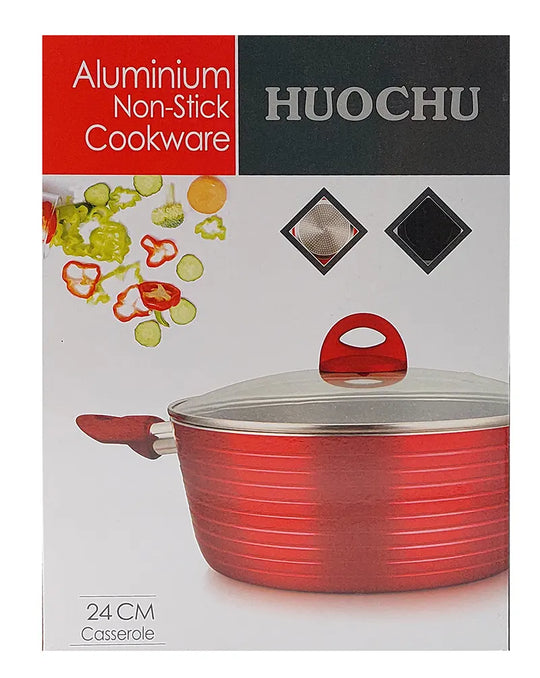 Lve Huochu Cratita Aluminiu Manere+capac 24cm 514-94