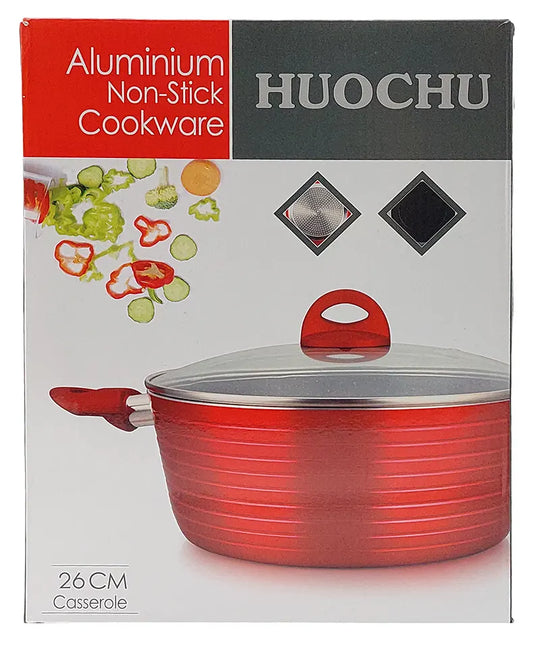 Lve Huochu Cratita Aluminiu Manere+capac 26cm 514-95