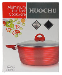 Lve Huochu Cratita Aluminiu Manere+capac 26cm 514-95
